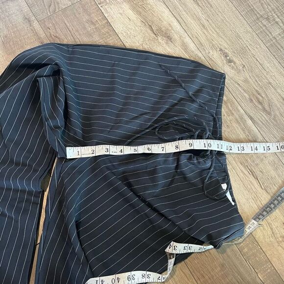 Princess Polly black stiped trousers size 4 - Picture 10 of 11